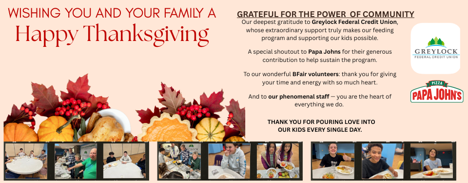 GRATEFUL FOR THE POWER OF COMMUNITY